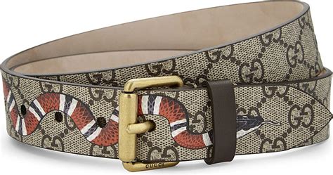 king snake gucci belt|authentic Gucci belt men.